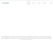 Tablet Screenshot of ganique.com